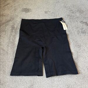 Empetur Black Fresh Control Mid-Waist Shaper Biker Shorts SIZE XL